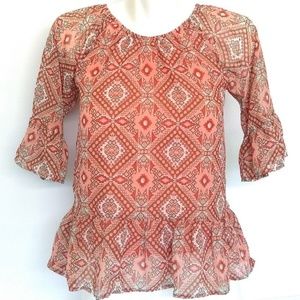 Speechless Womens / Junior Size XL 3/4 Sheer Sleev